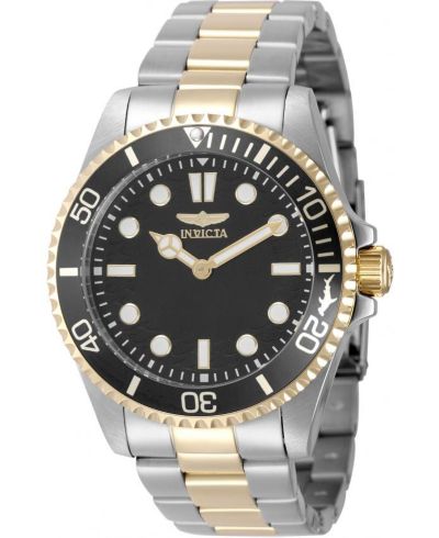Мужские часы Invicta 49698 Pro Diver Quartz PC20S с латунным циферблатом