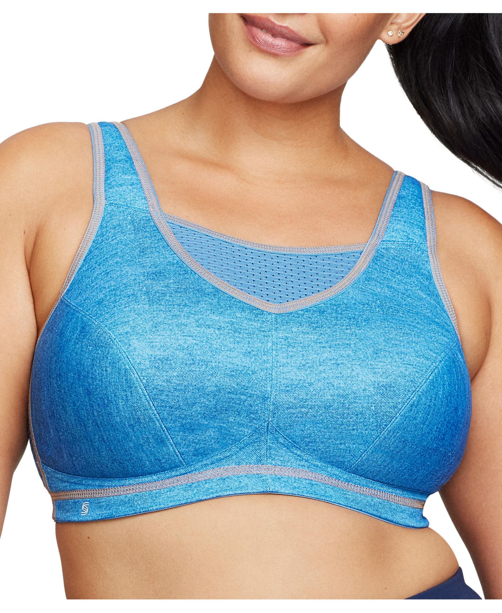 Glamorise Женский спортивный топ-майка Plus Size Sport Elite Performance 1067