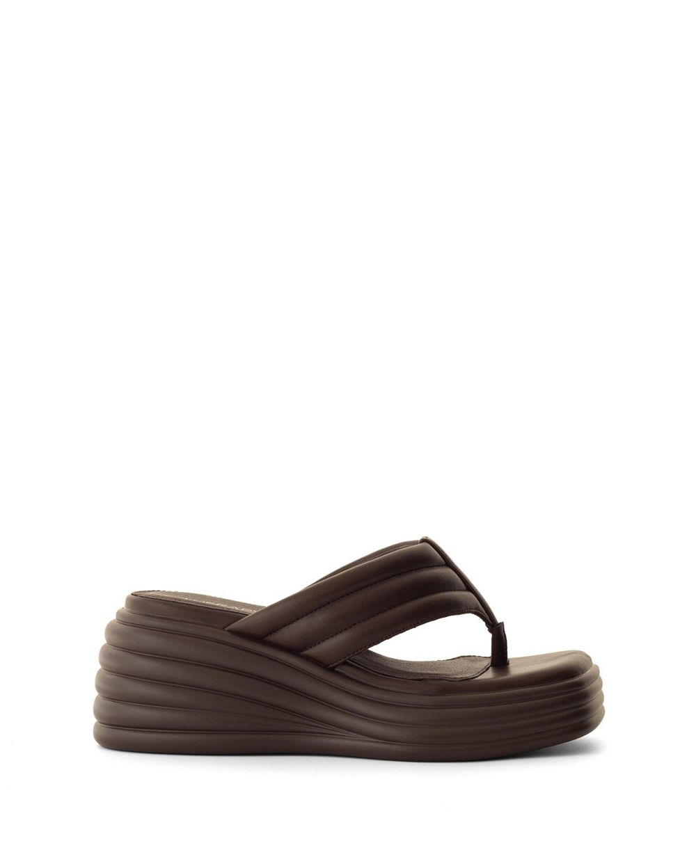Женские босоножки на широкой платформе Therapy Australia Flames Square Toe Wide Wedge