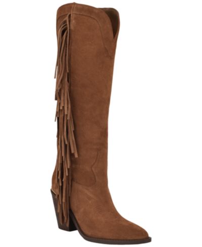 Женские сапоги GUESS Women's Sashle Western Fringe Knee High Heeled