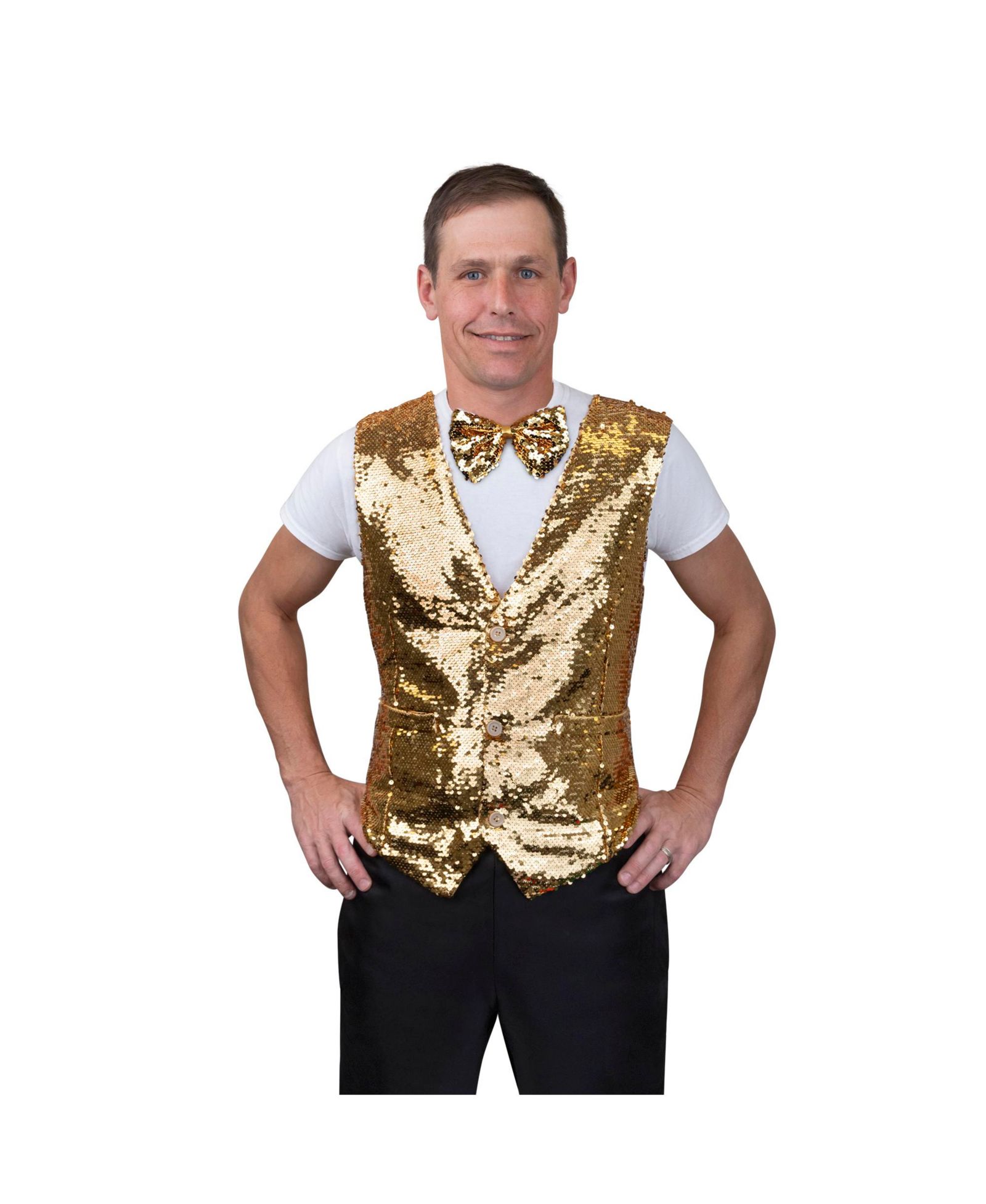 Блестящий жилет Dress Up America с бантиком