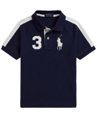 Polo Ralph Lauren Boys' 2T-7 Big Pony Cotton Mesh Polo Shirt