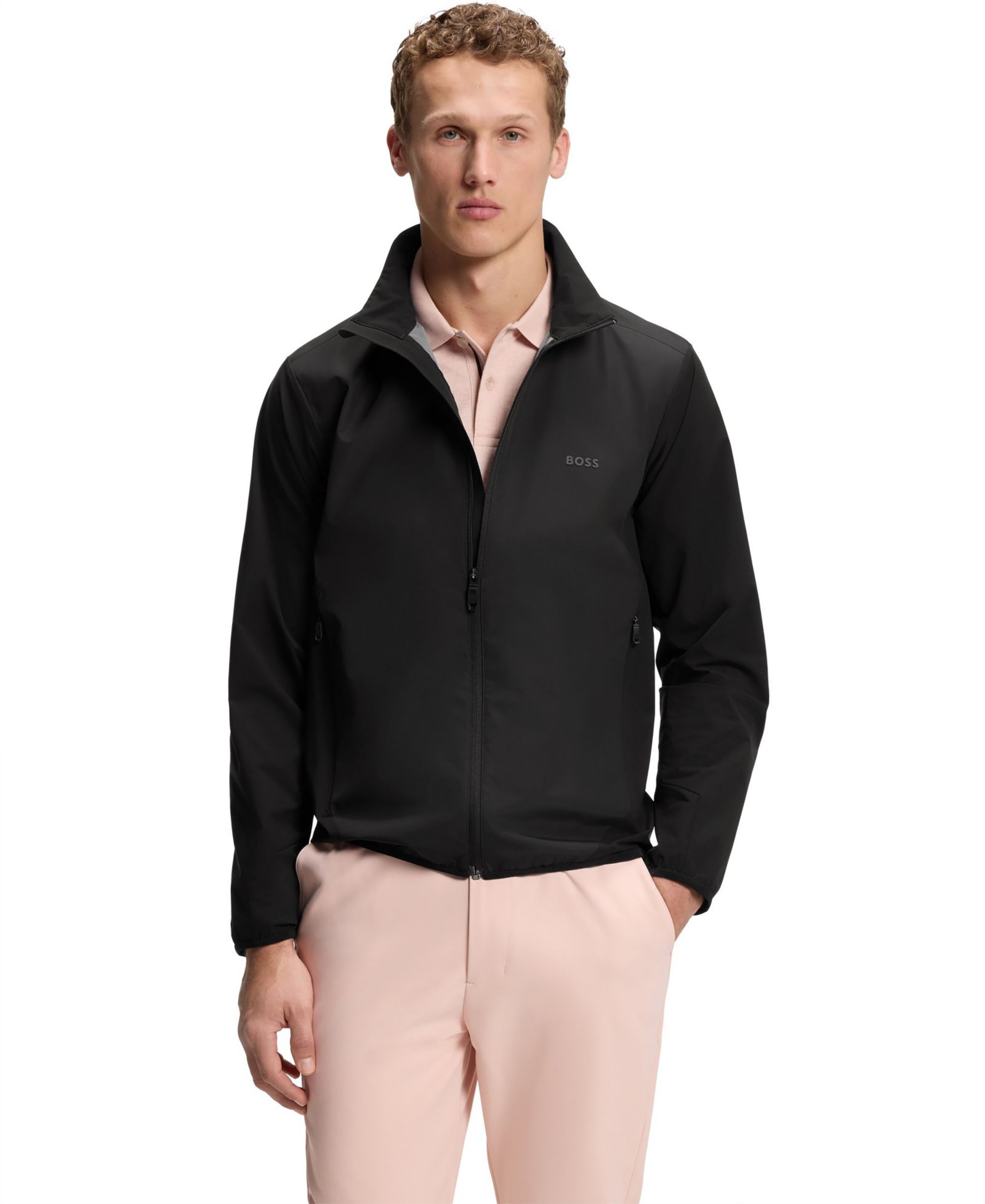 BOSS by Hugo Boss Men's Water-Repellent Regular-Fit Stretch Jacket