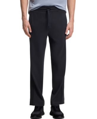BOSS by Hugo Boss Men's Regular-Fit Jacquard Tape Jersey Pants