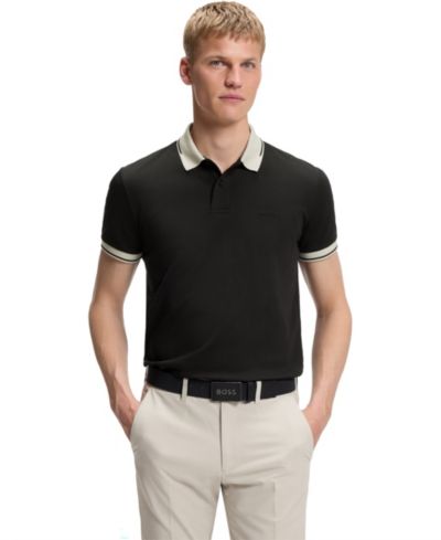Hugo Boss Мужская хлопковая рубашка-поло Slim-Fit