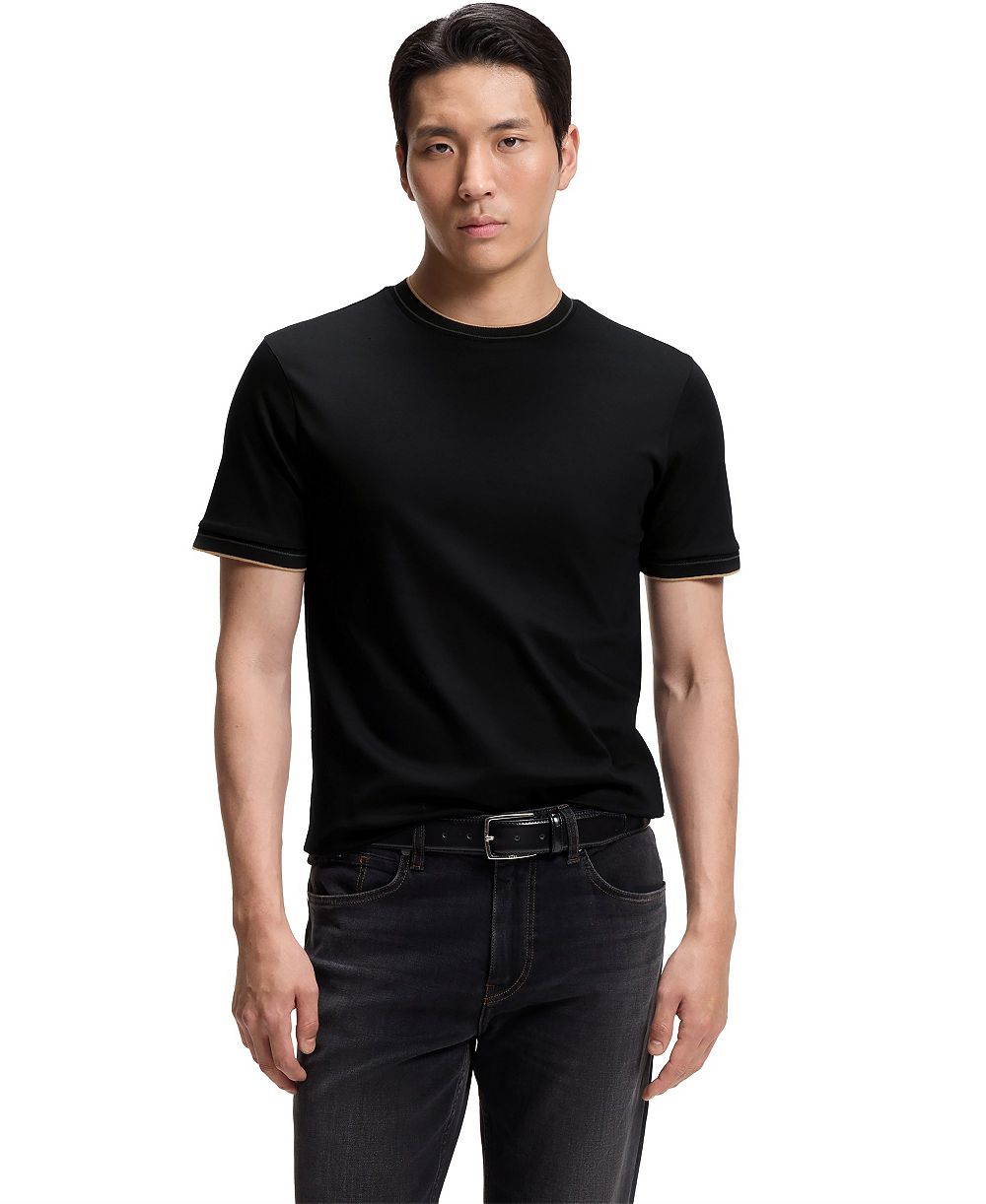 BOSS by Hugo Boss Men's Cotton Slim-Fit Crew Neck T-Shirt