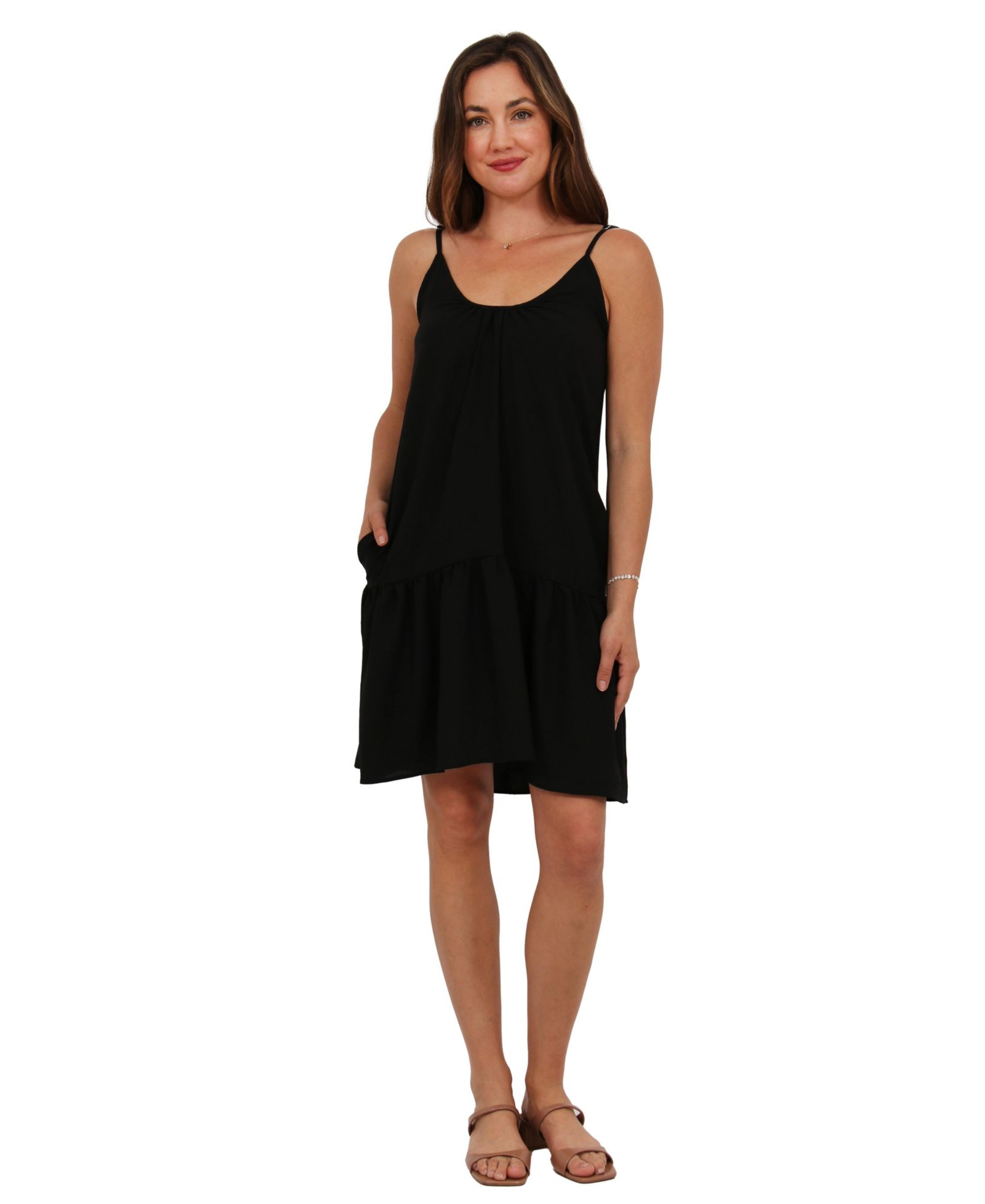 Женское платье 24seven Comfort Apparel Scoop Neck Dress
