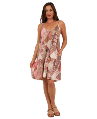 24seven Comfort Apparel Женское мини-платье с пайетками и бретелями