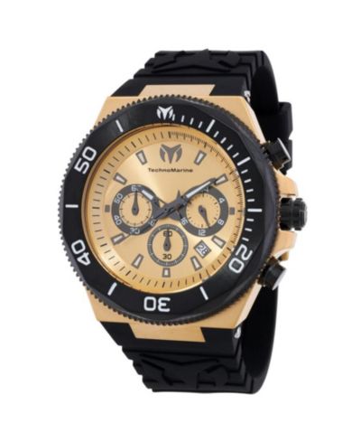 Мужские хронограф Technomarine Men's TM-224020 Manta Quartz Gunmetal