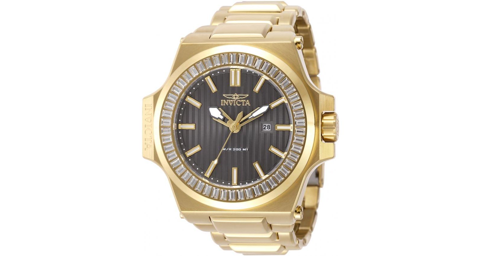 Мужские наручные часы Invicta 49137 Akula Quartz PC32 с металлическим циферблатом