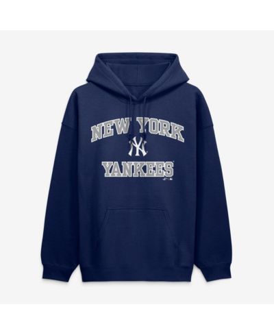 Logo Athletic Men's Navy New York Yankees Heart & Soul Hoodie