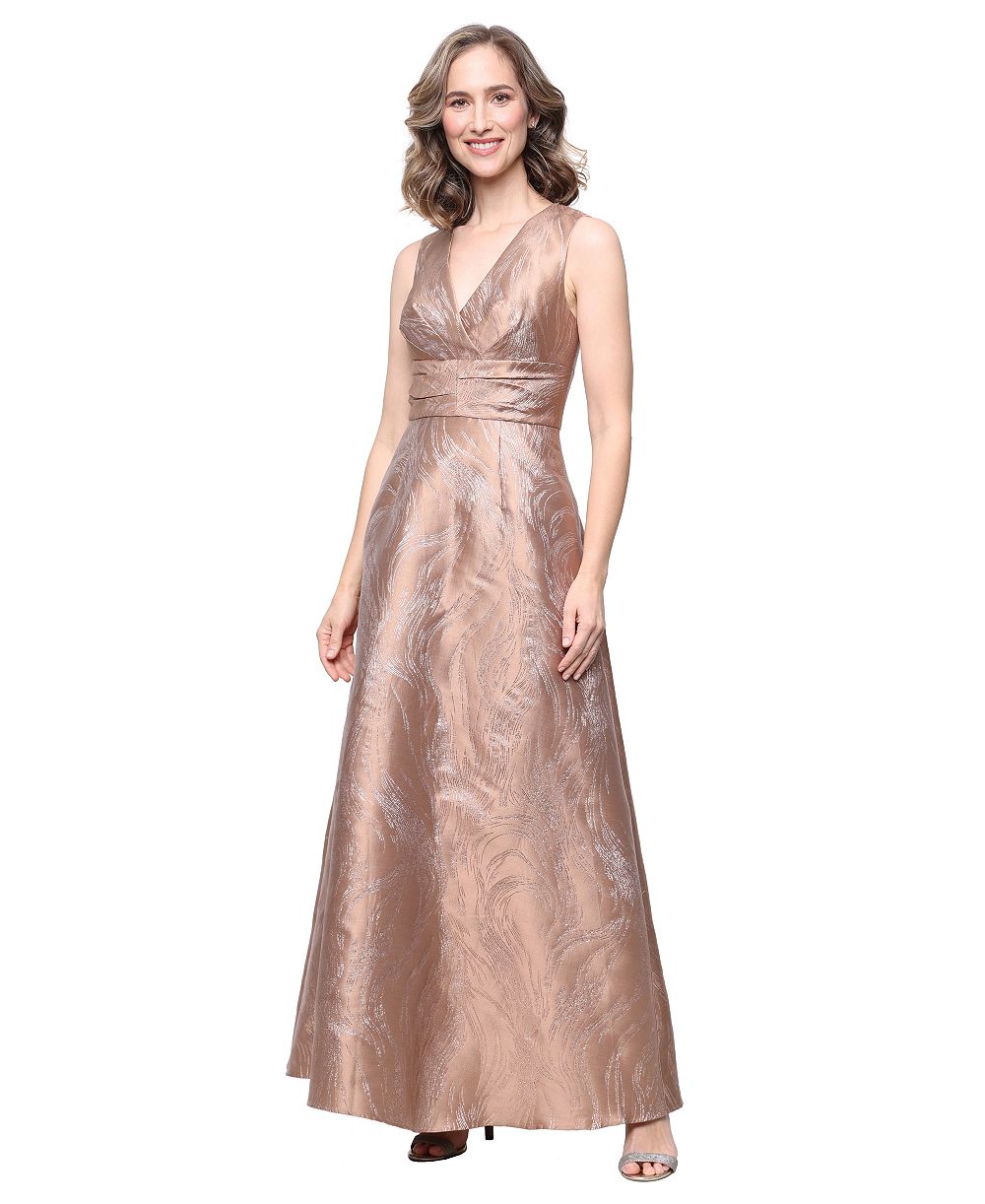 Вечернее платье Alex Evenings Petite Jacquard Gown