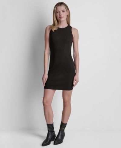 DKNY Jeans Women's Sleeveless Studded Mini Tank Dress
