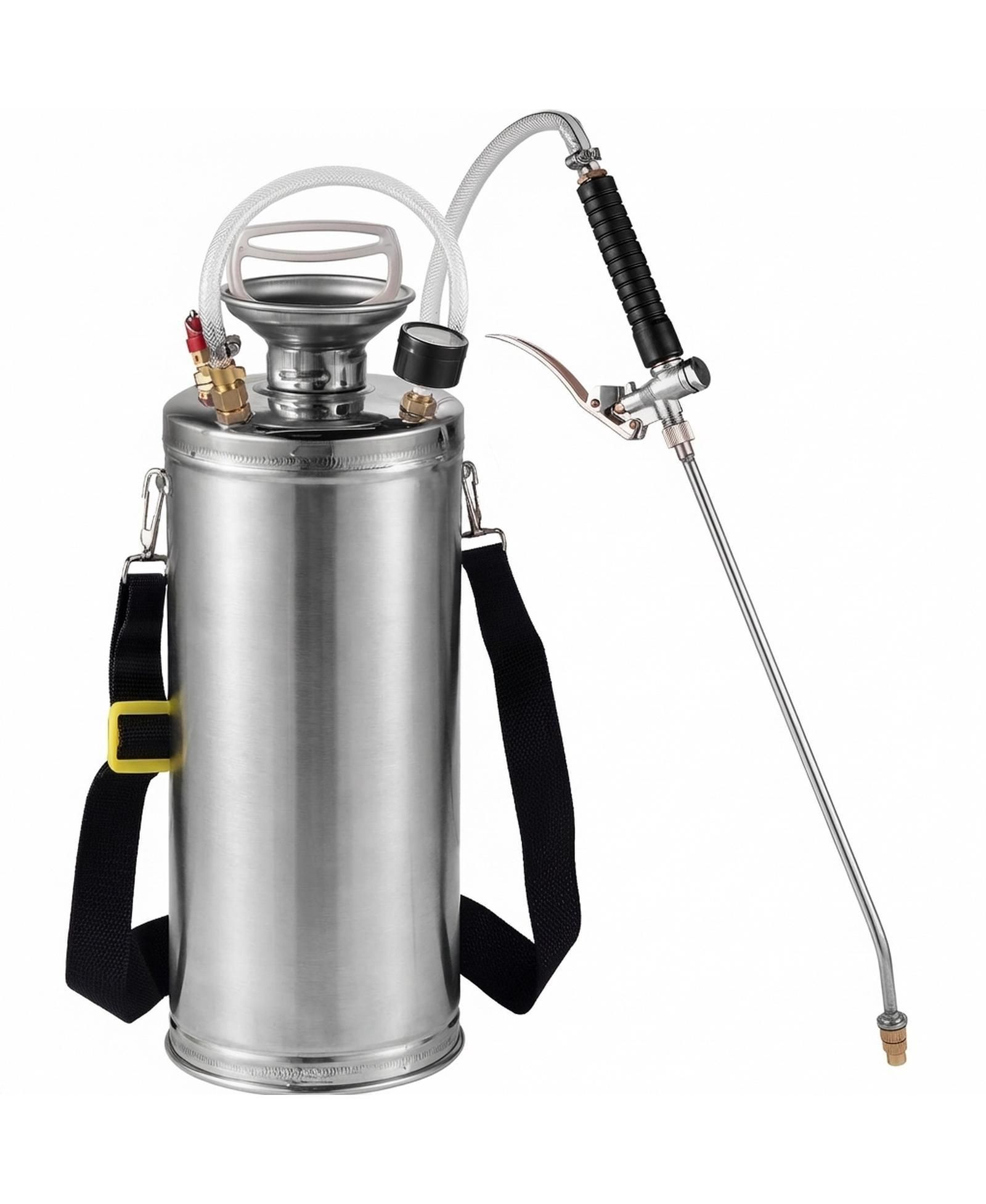 Садовый распылитель SUGIFT 2Gal из нержавеющей стали с трубкой 20" и регулируемым соплом