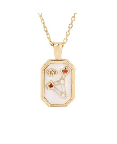 Little Sky Stone Birthstone Zodiac Pendant Necklace