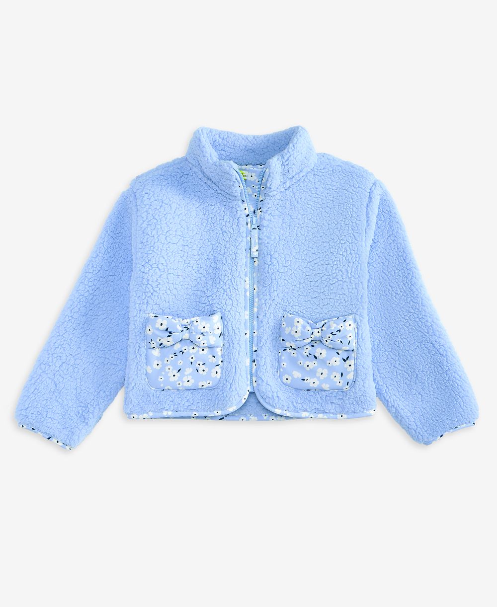 Epic Threads куртка из искусственного шерпа с бантом для девочек-малышек 12M-5T, эксклюзив Macy's
