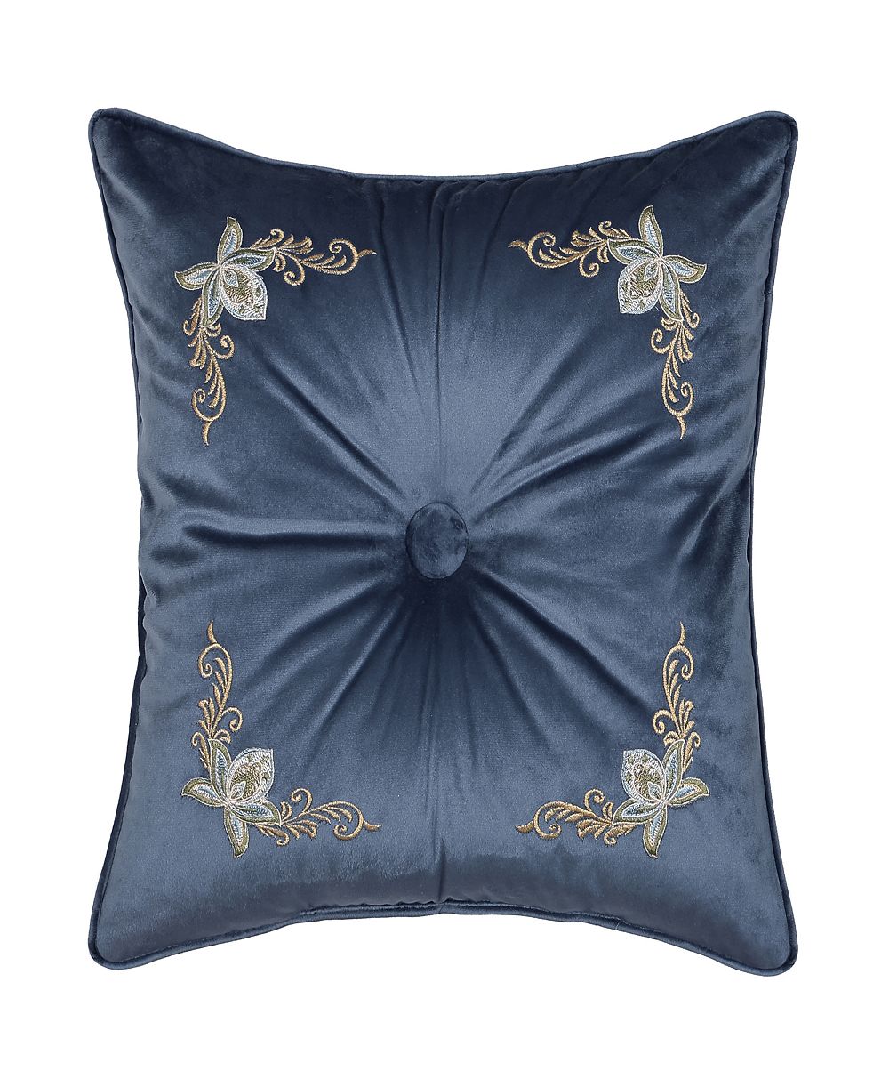 Five Queens Court Michaela Square Tufted Decorative Pillow, 18" x 18"
