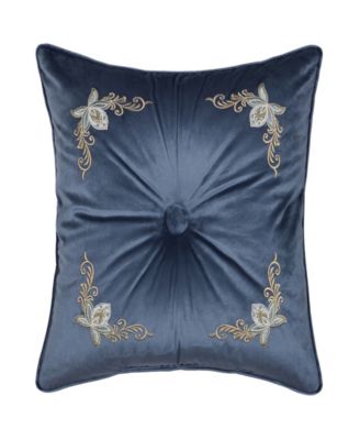 Five Queens Court Michaela Square Tufted Decorative Pillow, 18" x 18"