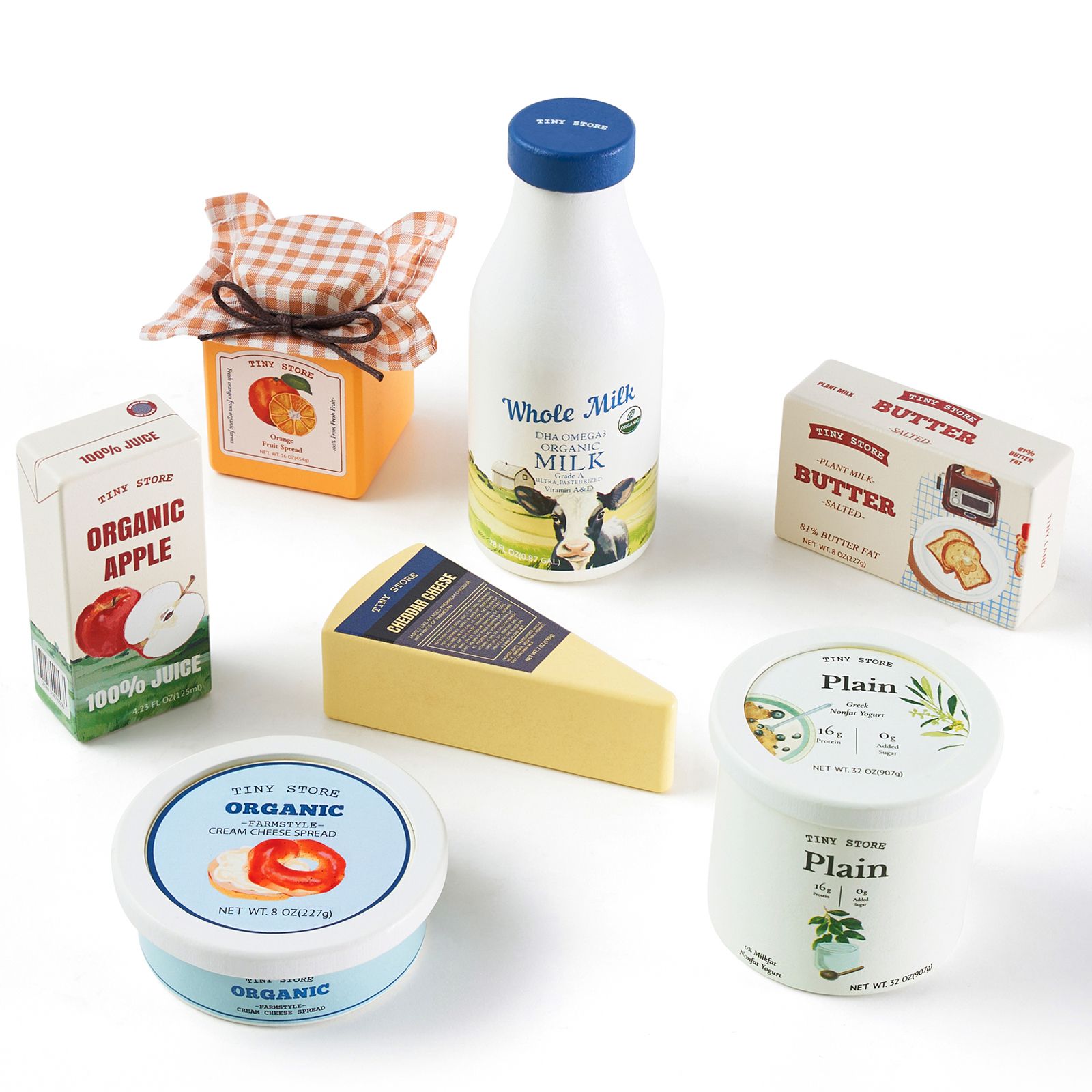 Деревянный набор Tiny Land Dairy Pack