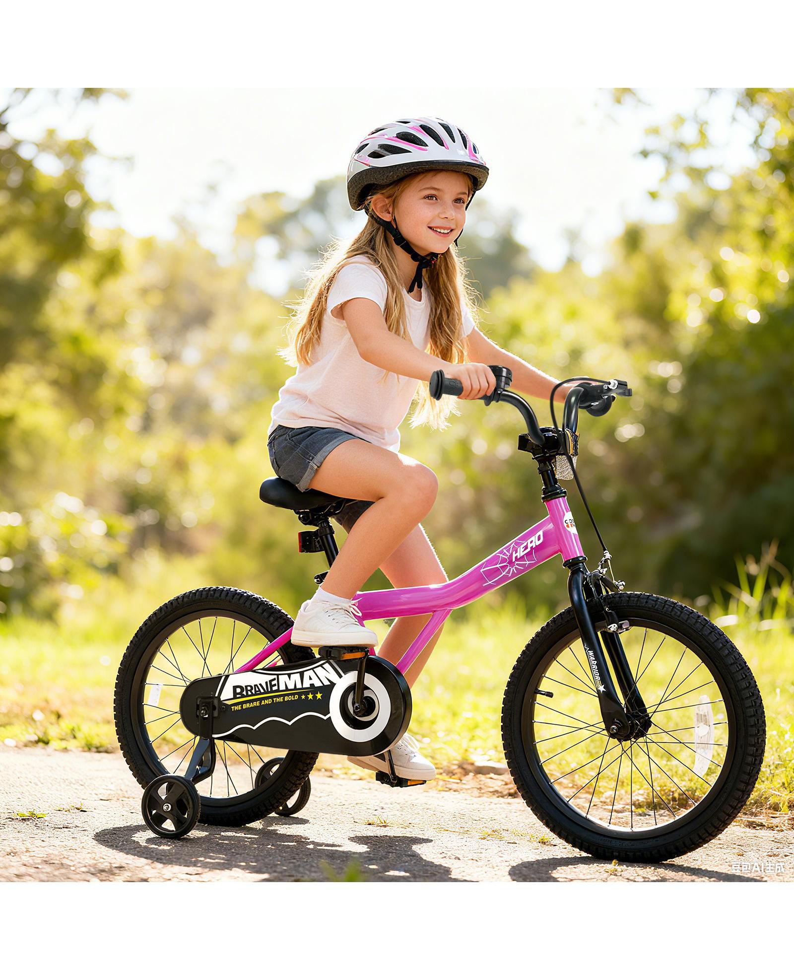 Велосипед Slickblue для малышей с откидными тренировочными колесами