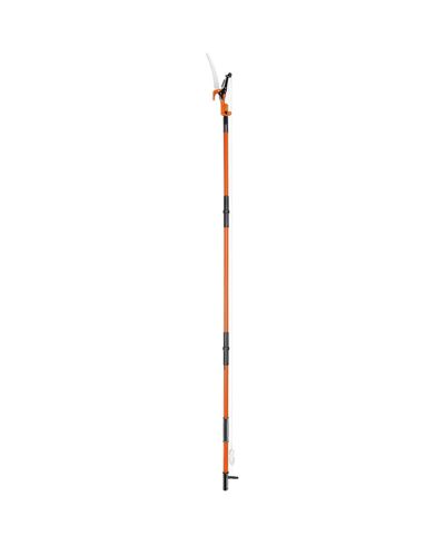 SUGIFT Manual Pole Saw, 7.3-27 ft Extendable Tree Pruner with Steel Blade for Branch Trimming