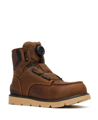 GEORGIA BOOT Men's Carbon Flex BOA Waterproof Moc-Toe Work Boot