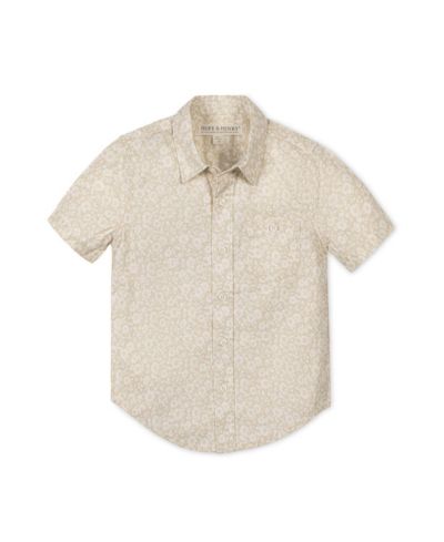 Hope & Henry Toddler Boys Linen Short Sleeve Shirt