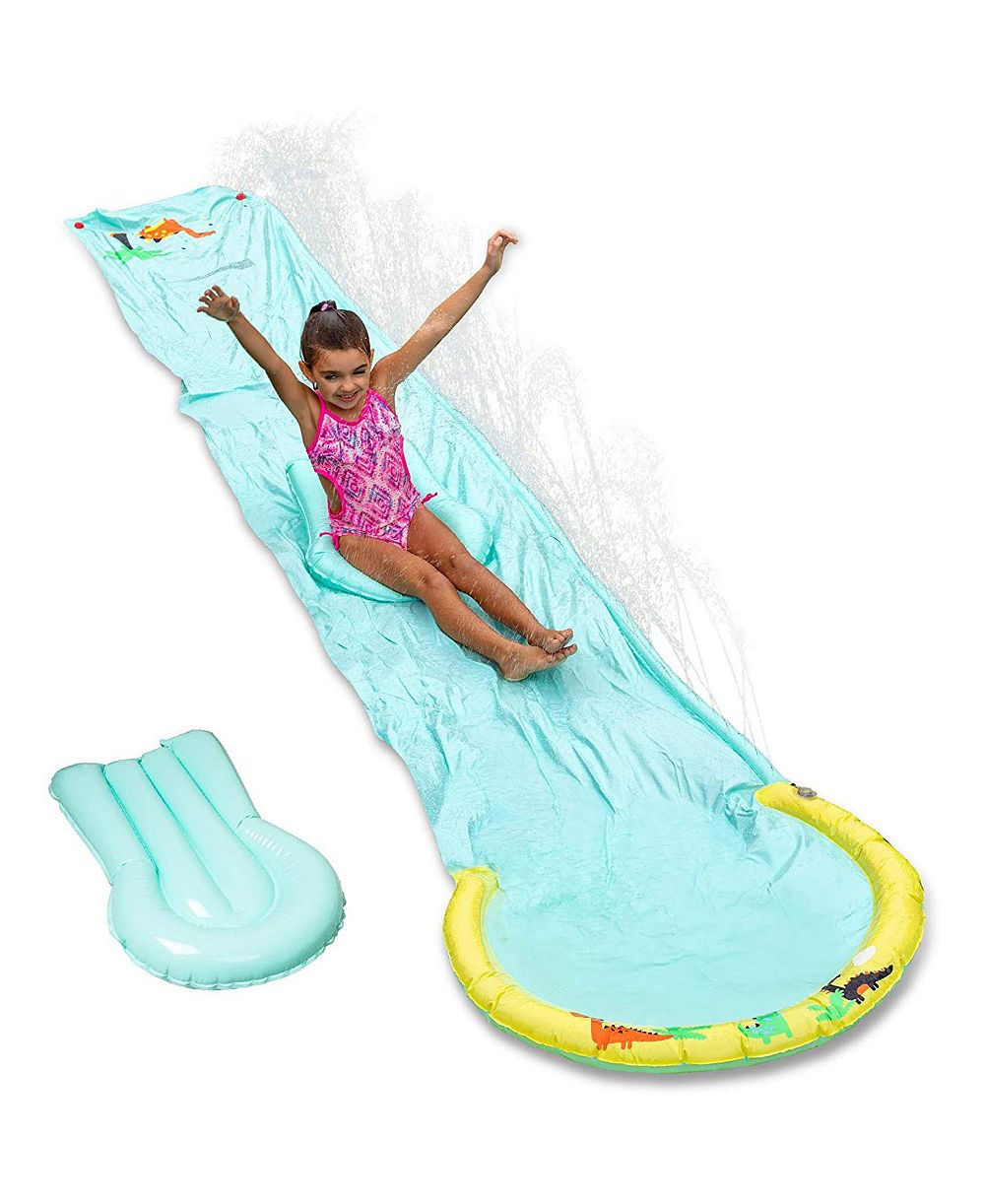 Детская водяная горка Hoovy Giant 16 Foot Backyard Water Splash Slip and Slide с доской