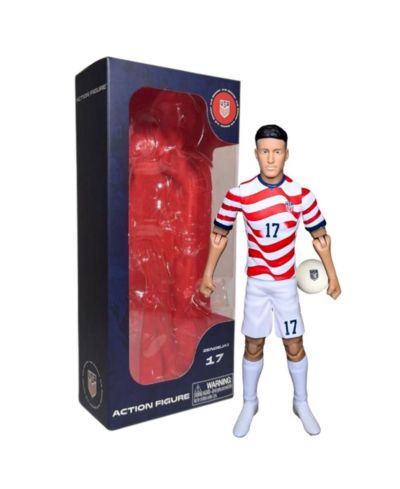 Banbo Toys USMNT Alejandro Zendejas Sockers Articulated 8" Action Figure, Ages 14+