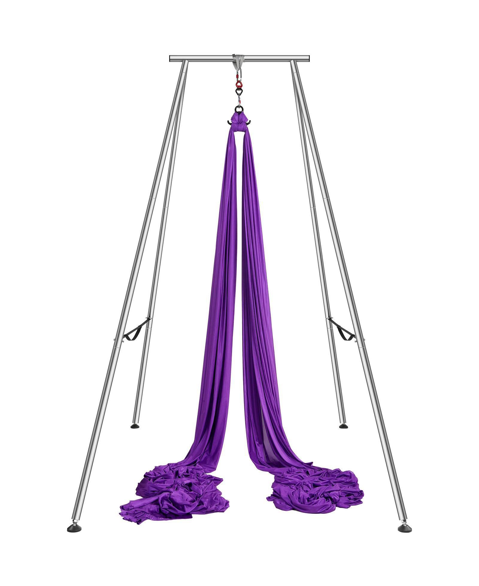 Mecale Aerial Yoga Frame with  Hammock 551 lbs Capacity