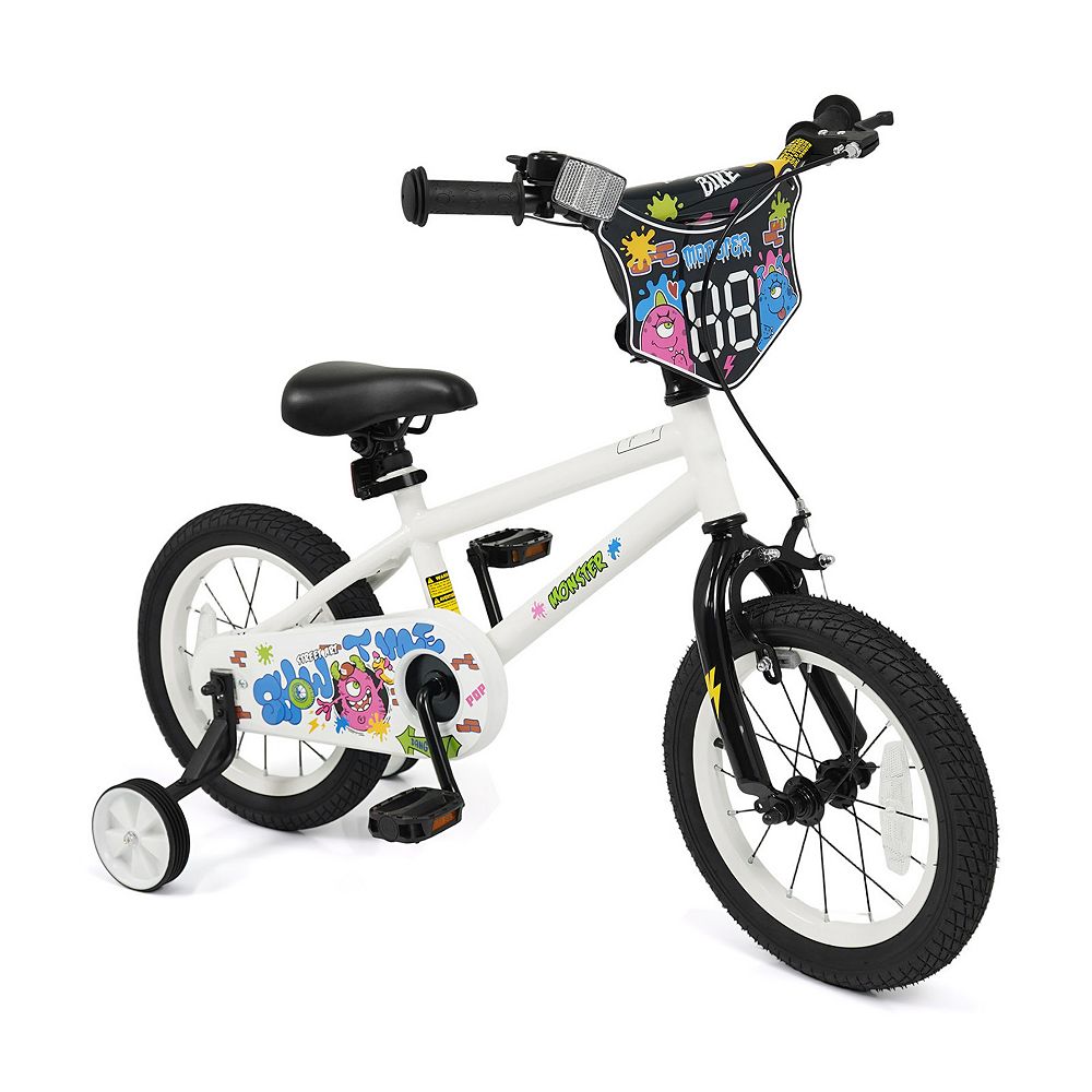 Велосипед Slickblue Kids Ride On Bike с дополнительными колесами, безопасный велосипед для малышей для игры на улице