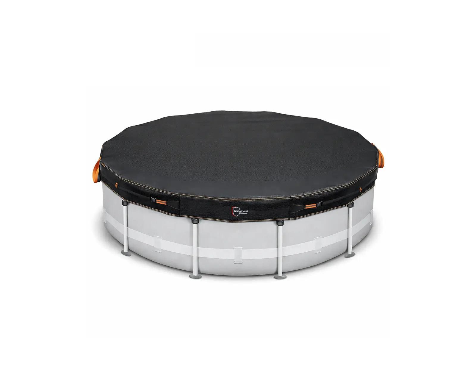 Чехол для бассейна IC ICLOVER 15 ft, круглый, водонепроницаемый, черный