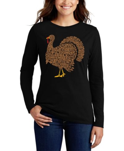 LA Pop Art Женская футболка с принтом Thanksgiving Turkey