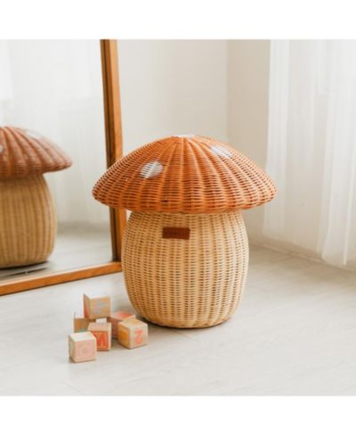 Корзина для хранения MOMIJI Mushroom Handcrafted Rattan