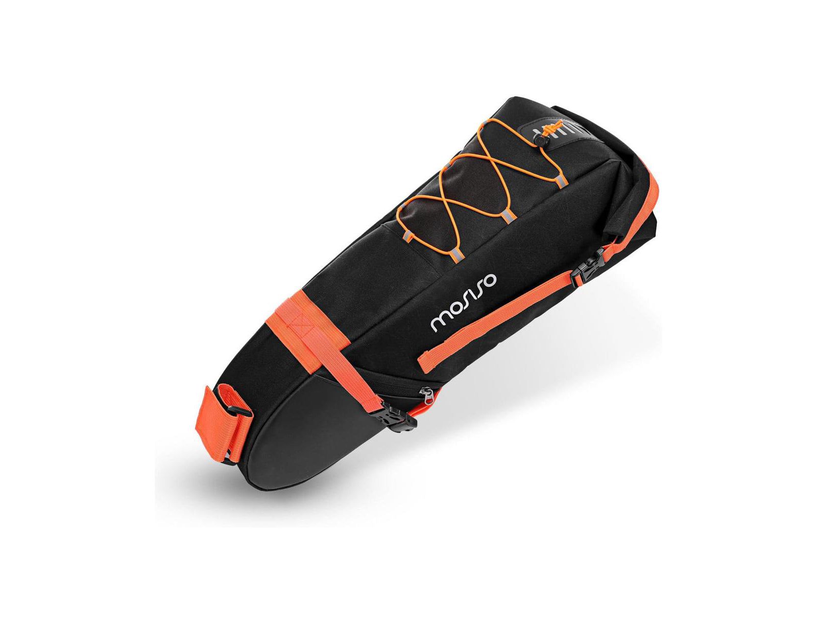 AOLIGEIJS сумка на сиденье велосипеда большой емкости 12L с светоотражающей полосой