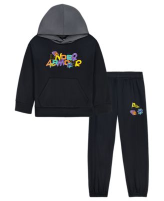 Детский комплект Under Armour для мальчиков 2T-5T UA Retro с капюшоном и джоггерами, 2 предмета