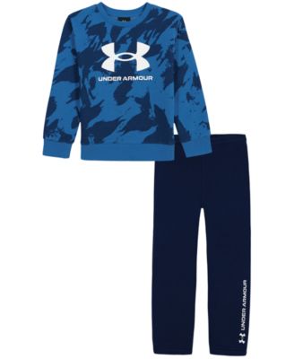 Under Armour Детский набор из 2 предметов: флисовая толстовка и джоггеры UA Rival Pattern, для мальчиков 2T-5T