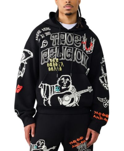 True Religion Мужское худи Oversized Loose-Fit