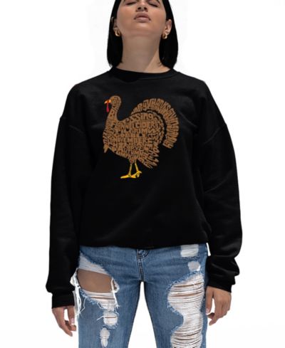 Женское свитшот LA Pop Art Thanksgiving Turkey
