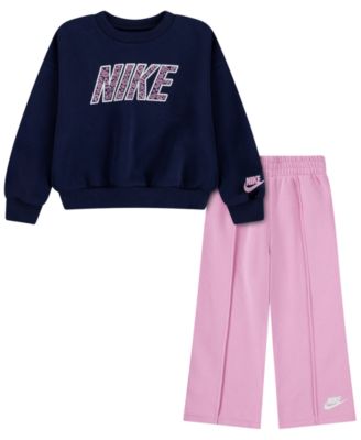 Nike Toddler Girls' 2T-4T Retro Remix Graphic Top and Pants, 2-Piece Set