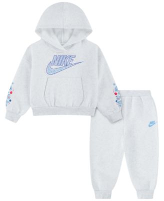 Nike худи и джоггеры Retro Remix с длинным рукавом для девочек 4-6X, комплект из 2 шт.
