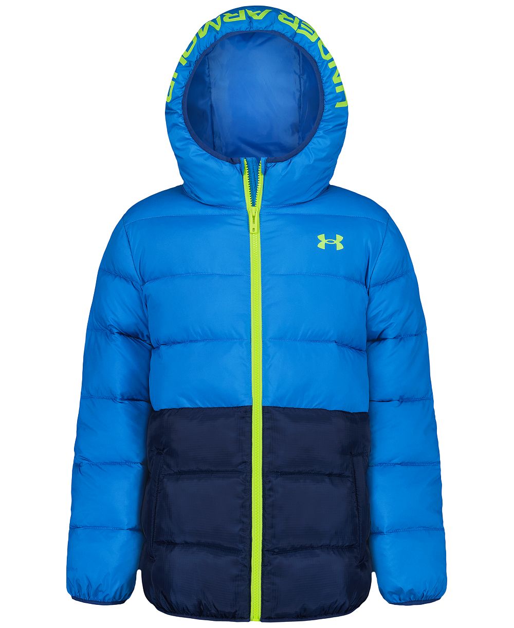 Детская куртка Under Armour Solid Logo Full-Zip Puffer Hooded