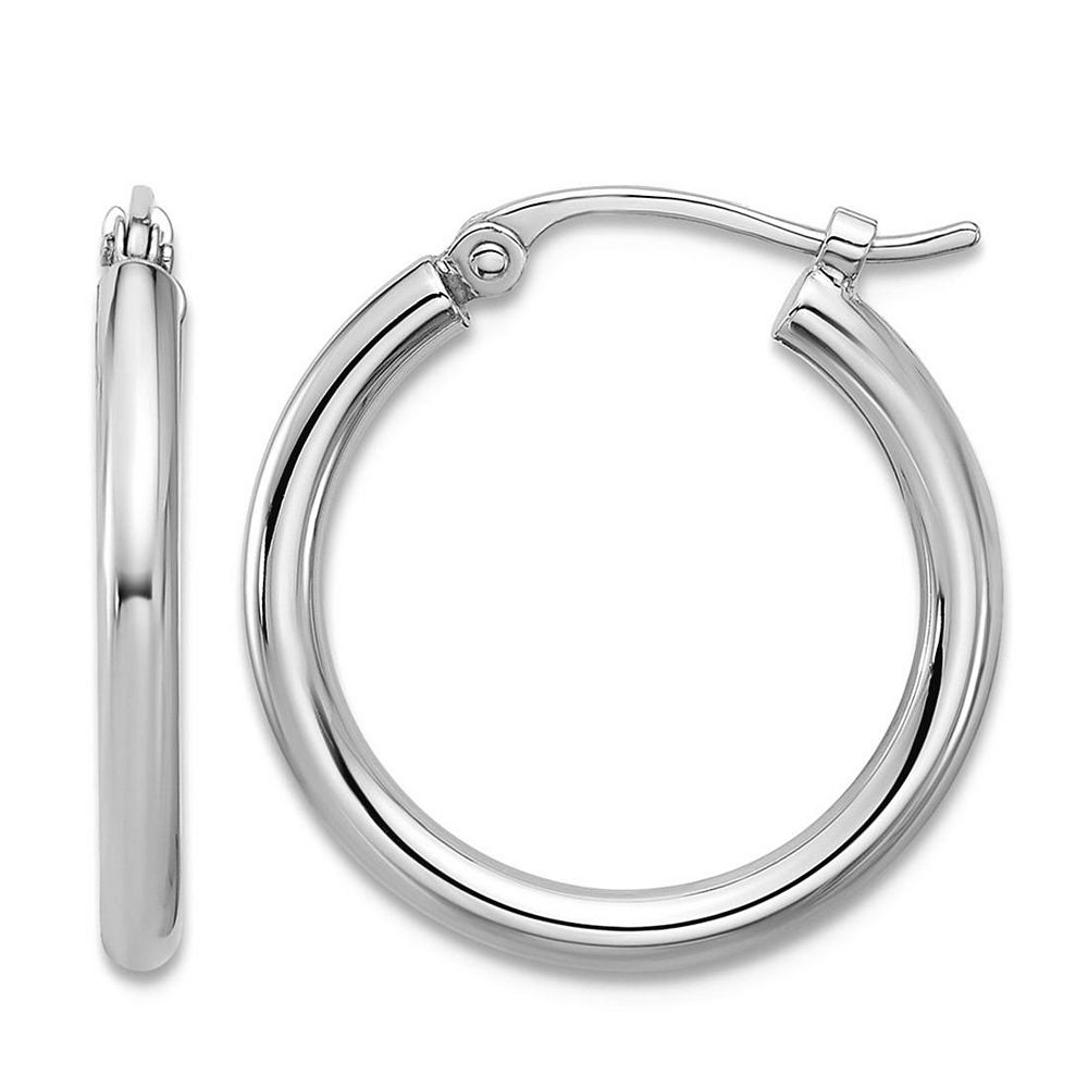 Серьги-кольца Curata Jewelry из платины 950