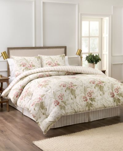 Waverly Stonington Cotton 4-Piece Comforter Set, King