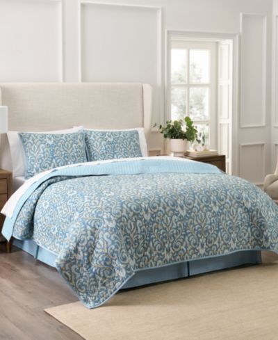 Комплект из 4 стеганых одеял Waverly Kensington Cotton, King