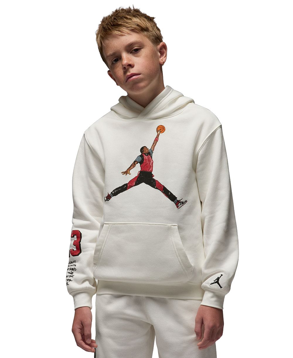 Jordan Boys' 8-20 Long-Sleeve Graphic Hoodie