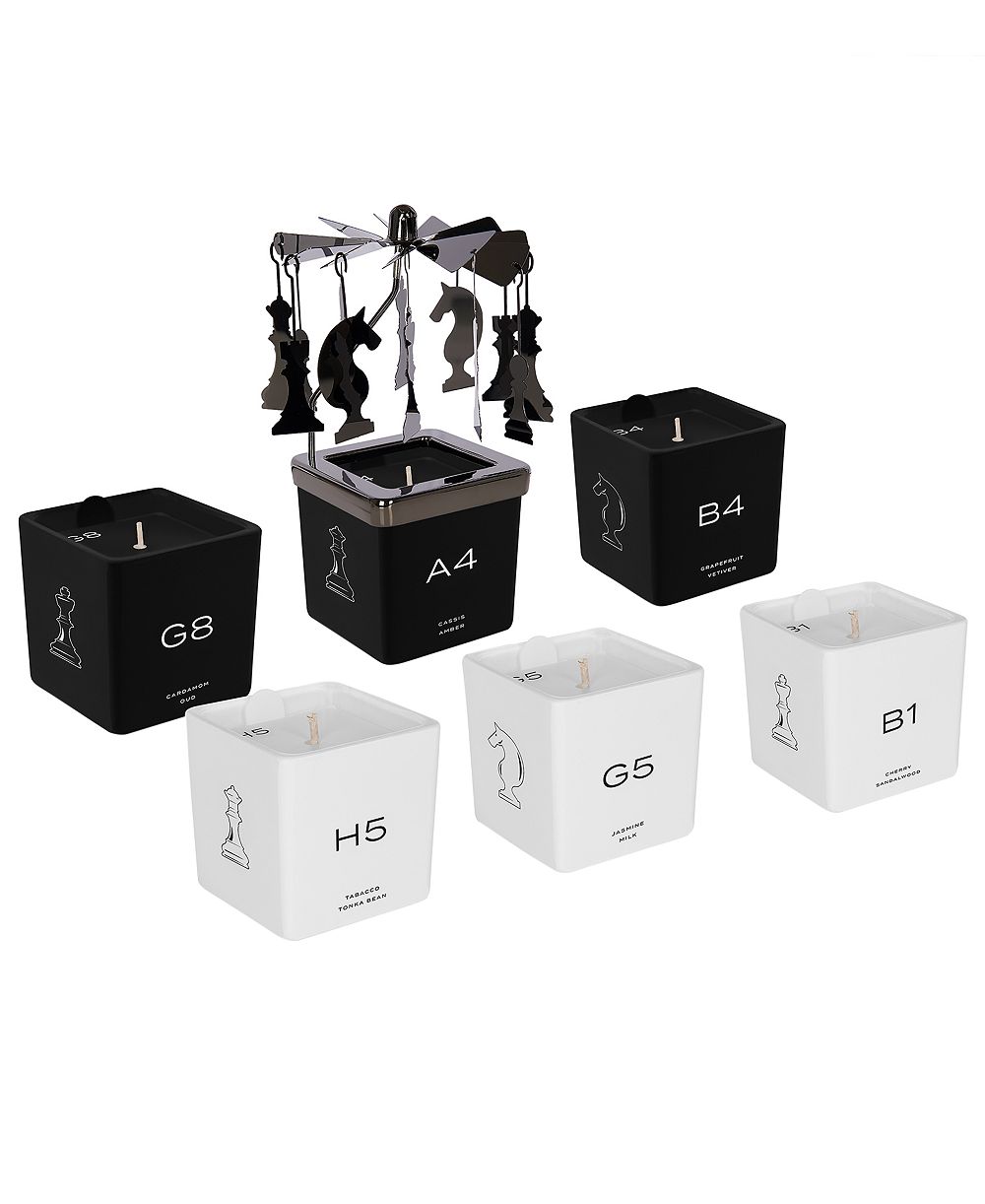 MIND GAMES 7-Piece Luxury Candle Gift Set with Carousel