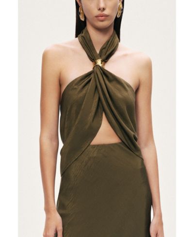 Женский бюстгальтер-корсет NOCTURNE Women's Twist Halter Neck
