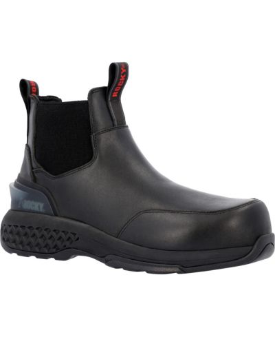 ROCKY Men's Station Slip-On Composite Toe Boot