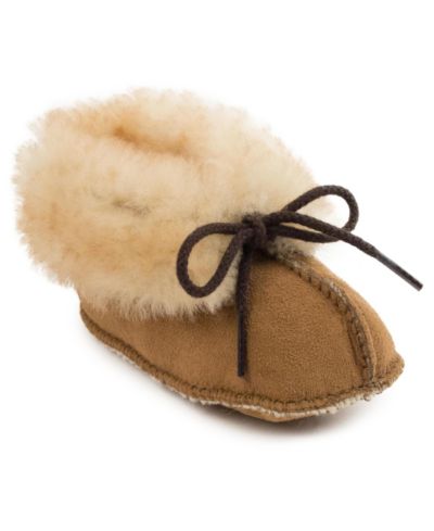 Детские замшевые ботинки Minnetonka Baby Suede Sheepskin